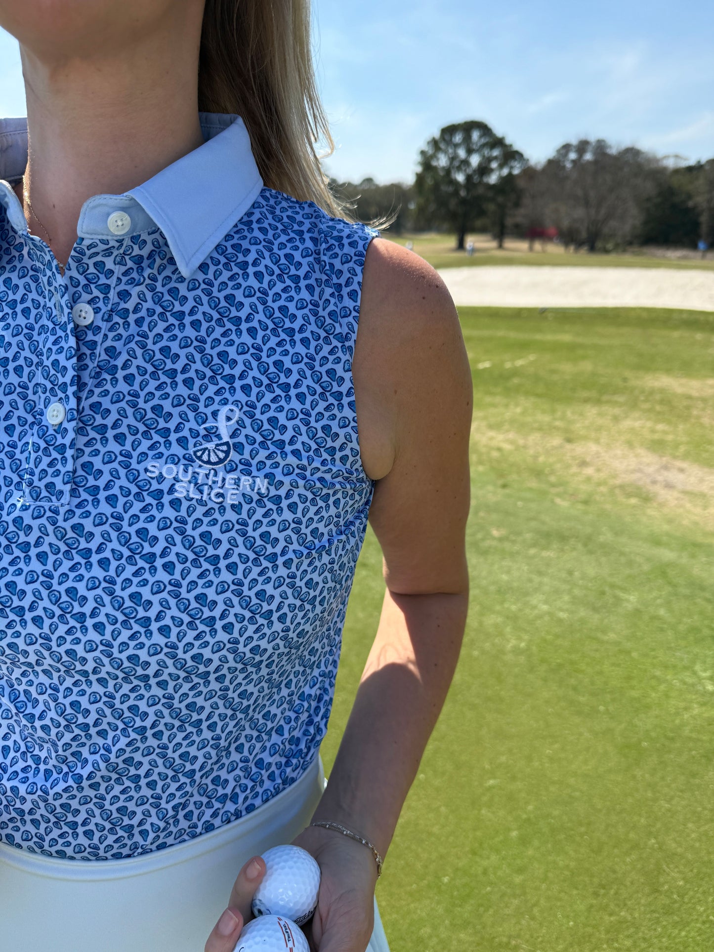 The Charleston Sleeveless Polo
