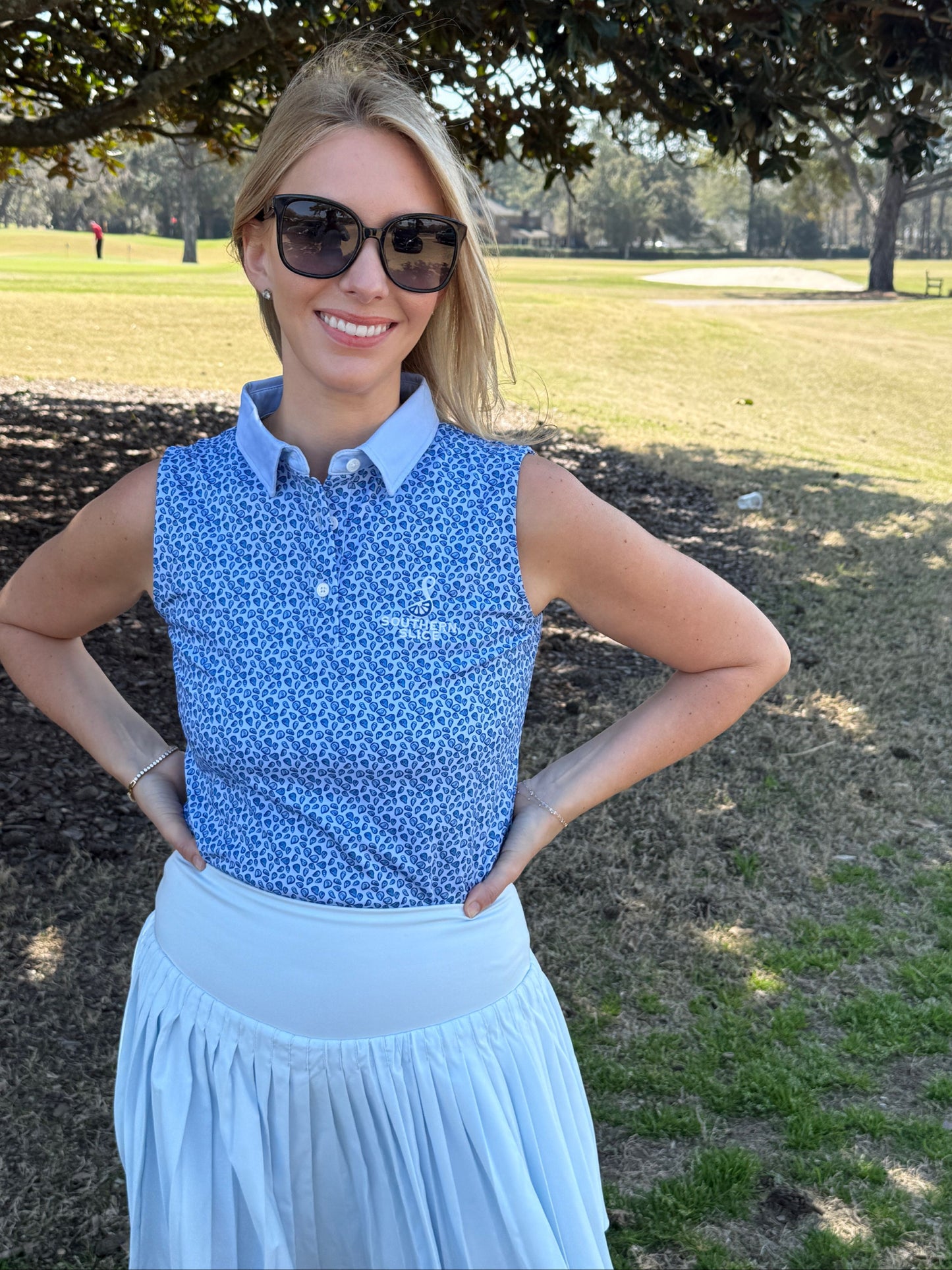 The Charleston Sleeveless Polo