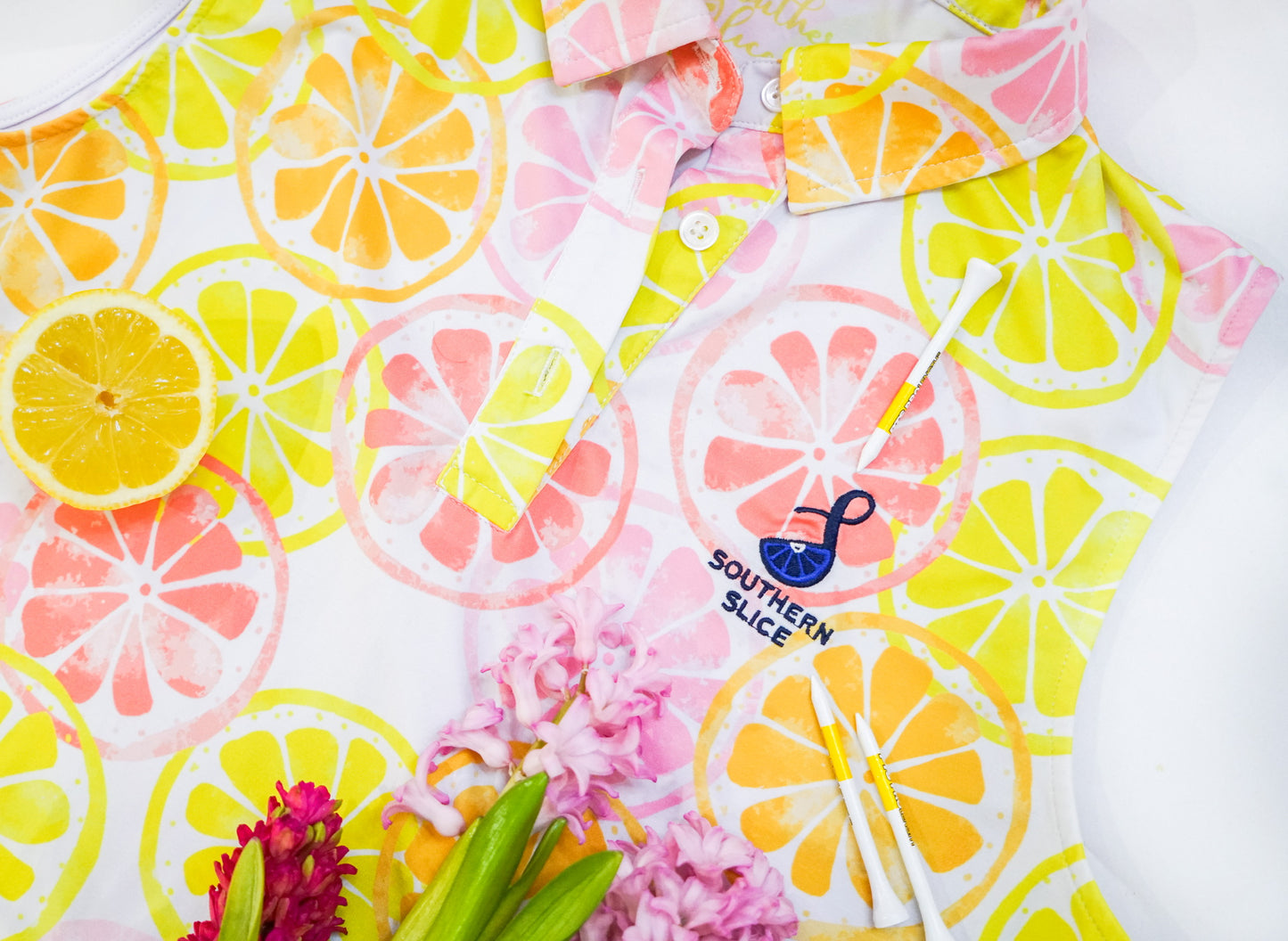 The Italian Spritz Sleeveless Polo