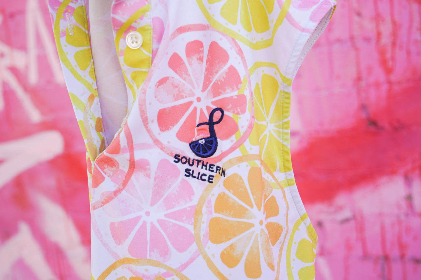 The Italian Spritz Sleeveless Polo